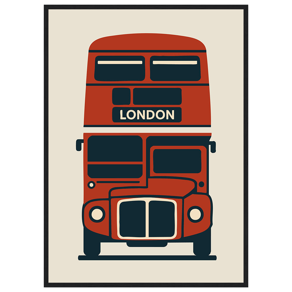 Cities/ Places 'London Triptych' - Premium Matte Paper Poster Framed Trio