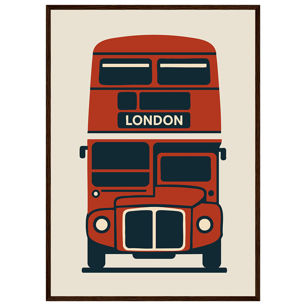 Cities/ Places 'London Triptych' - Premium Matte Paper Poster Framed Trio