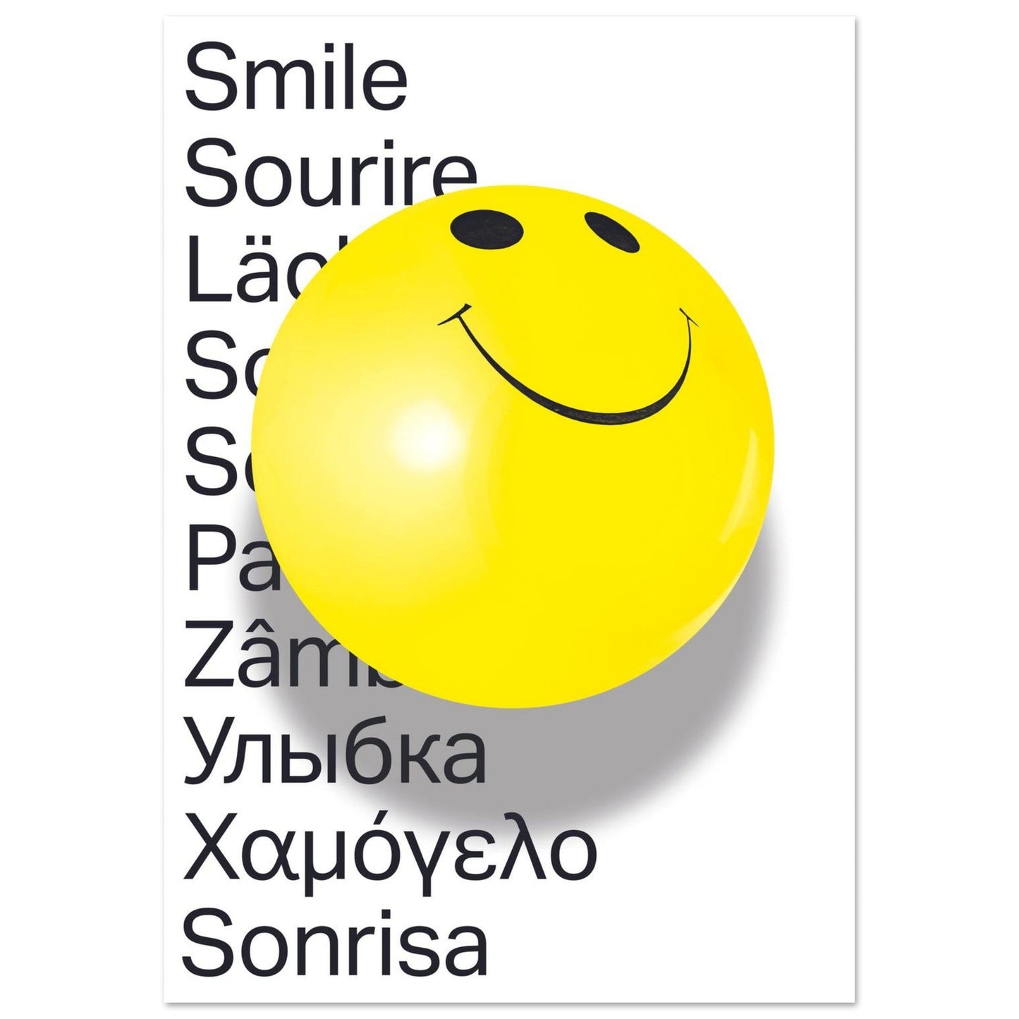 Ed Dickinson 'Smile' - Premium Matte Paper Poster