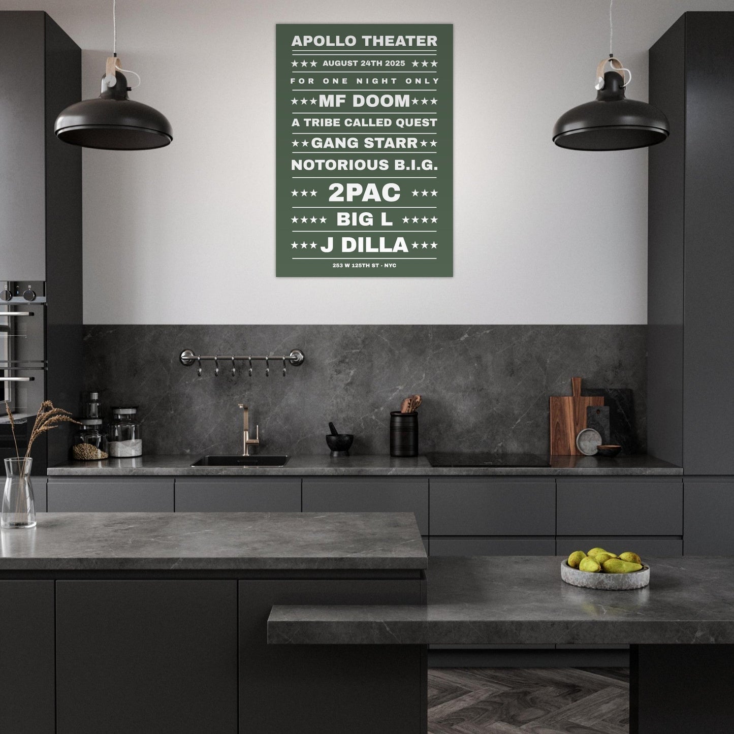 Sign 'Dream Hip Hop Gig' - Premium Matte Paper Poster