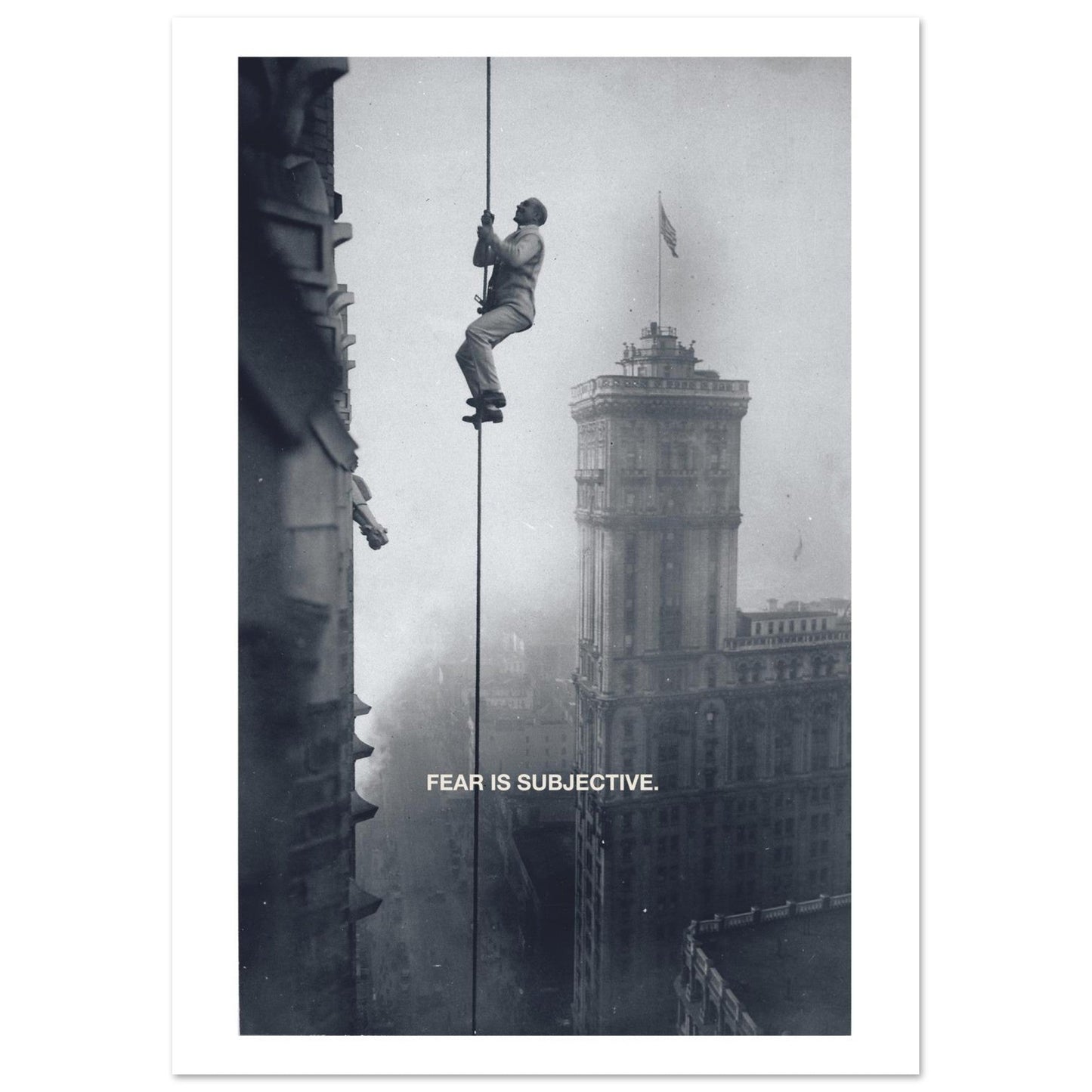 Ed Dickinson 'Fear is Subjective' - Premium Matte Paper Poster
