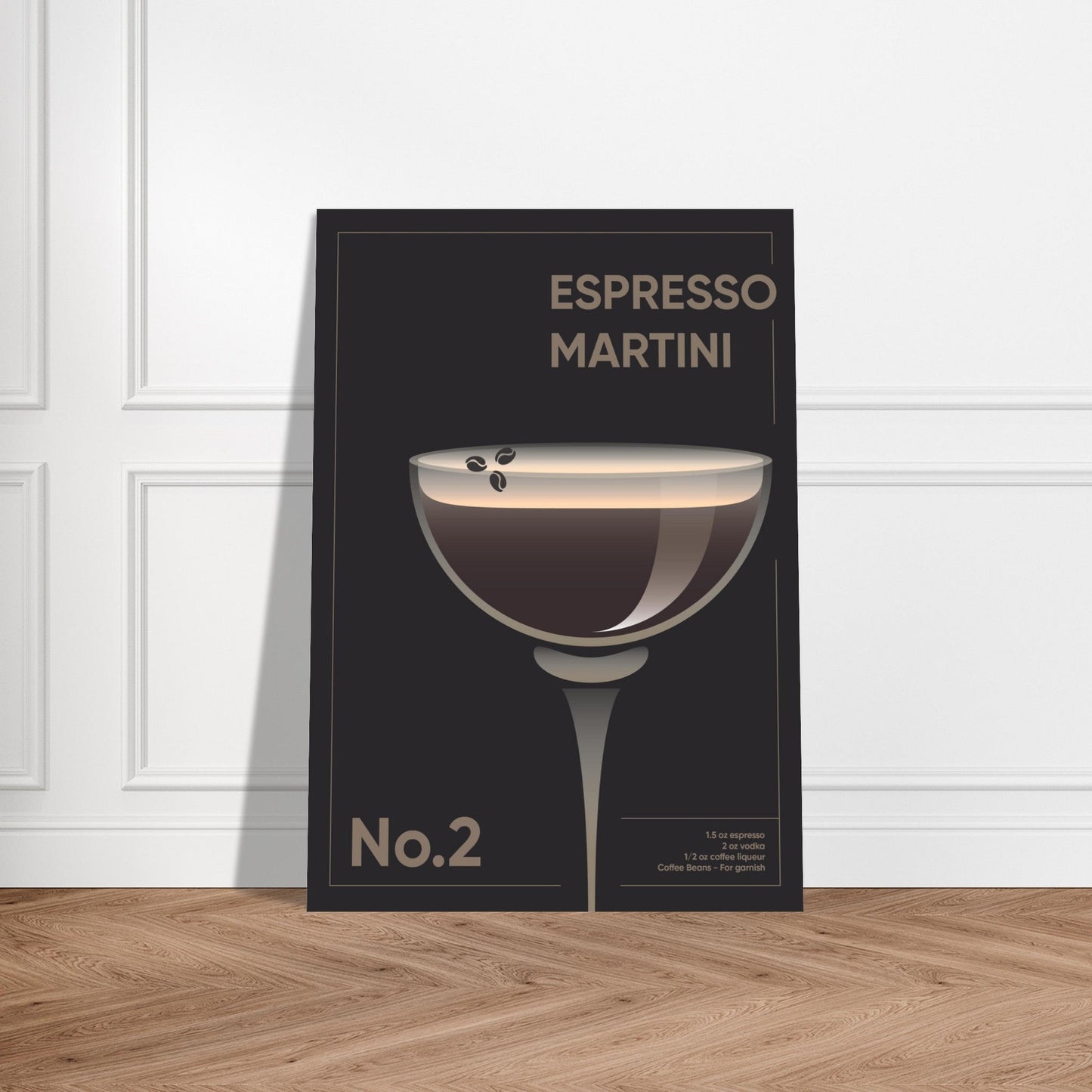 Cocktail 'Espresso Martini' - Premium Matte Paper Poster
