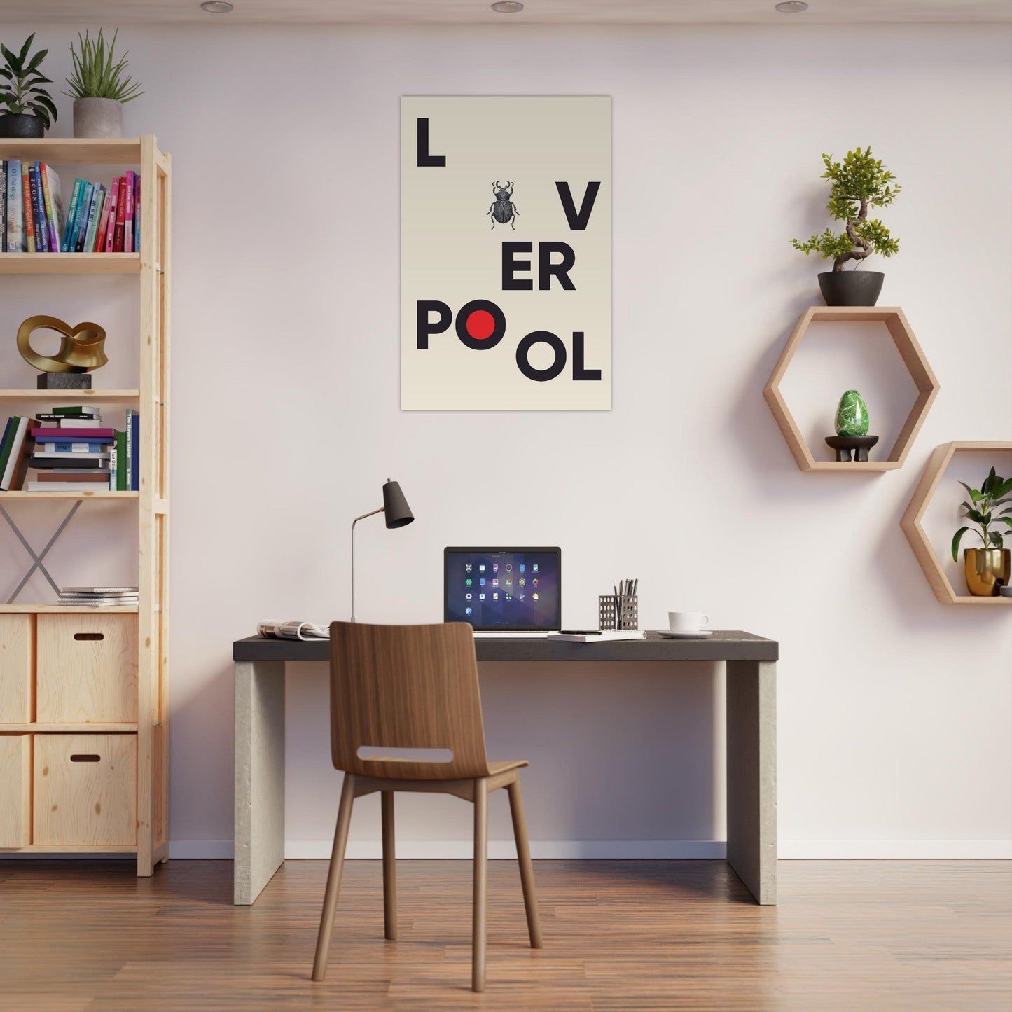 Cities/ Places 'Liverpool' - Premium Matte Paper Poster