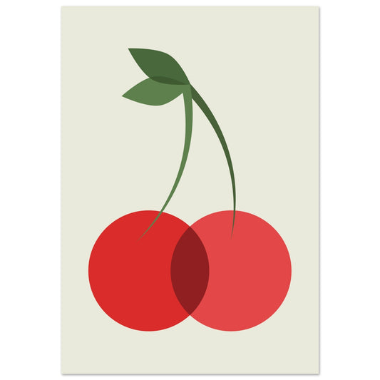 Fruity 'Cherries' - Premium Matte Paper Poster