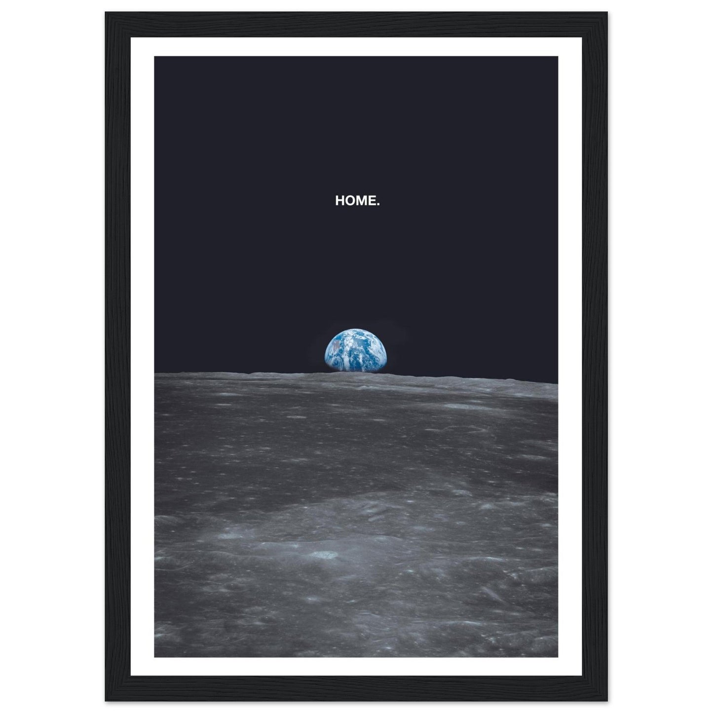 Ed Dickinson 'HOME' - Premium Matte Paper Wooden Framed Poster