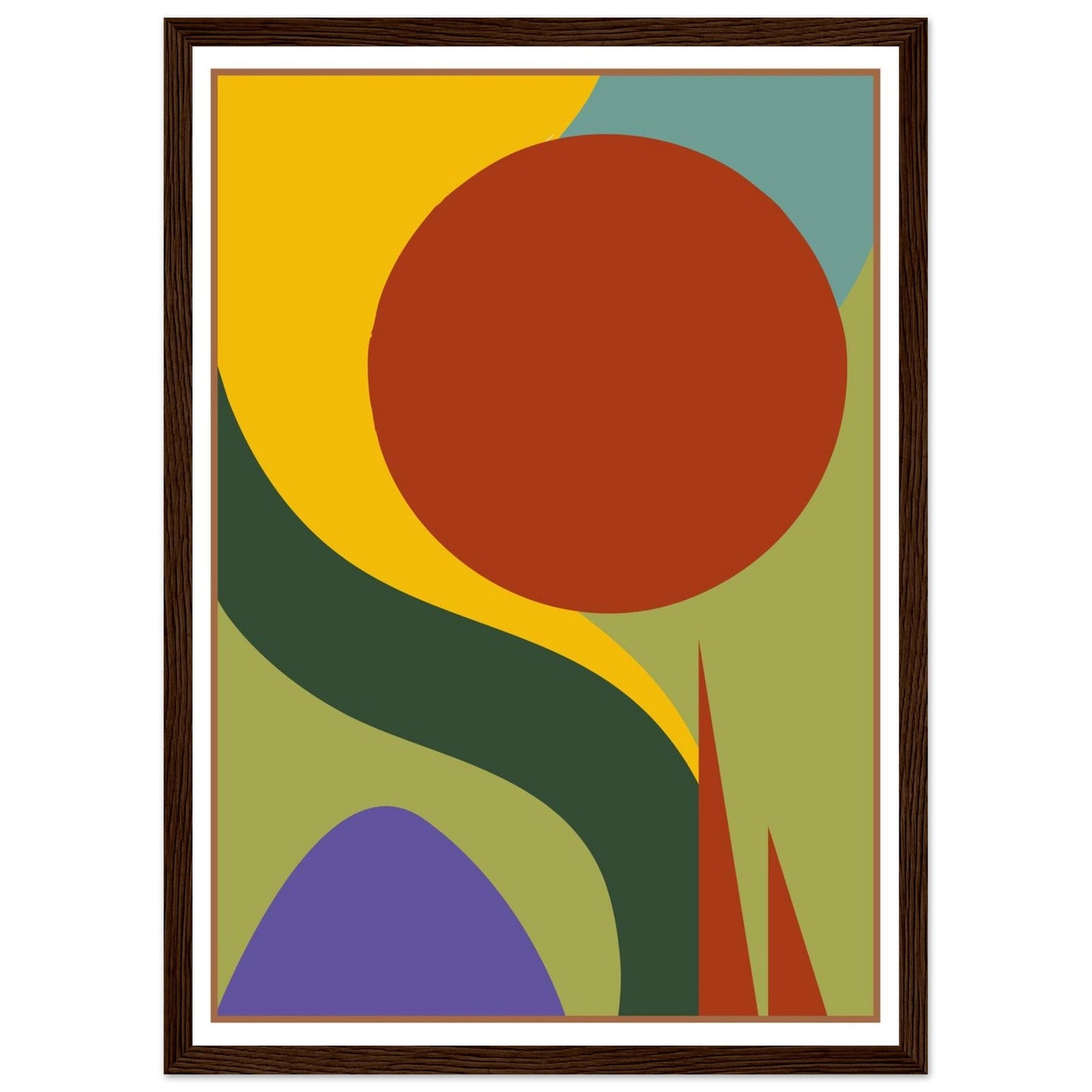 Morning - Premium Matte Paper Wooden Framed Poster