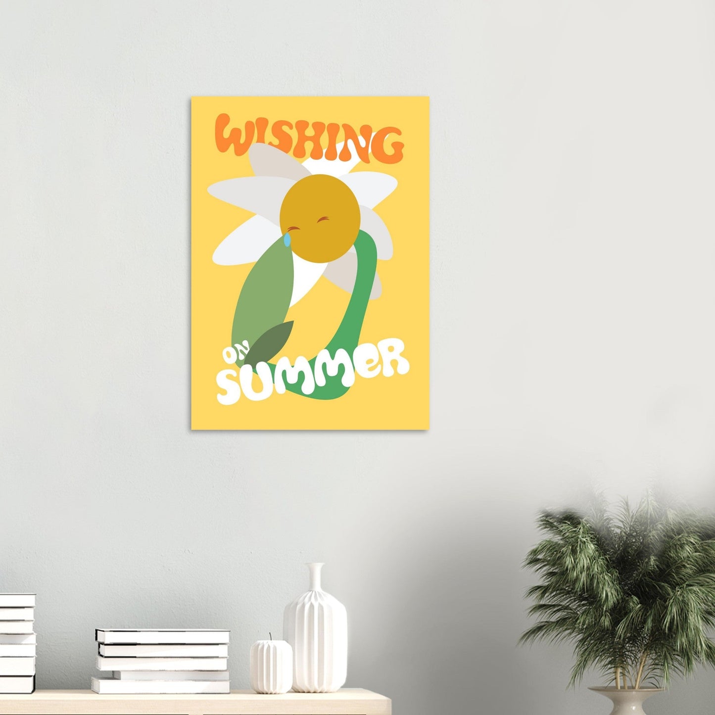 Flowers 'Wishing on Summer' - Premium Matte Paper Poster