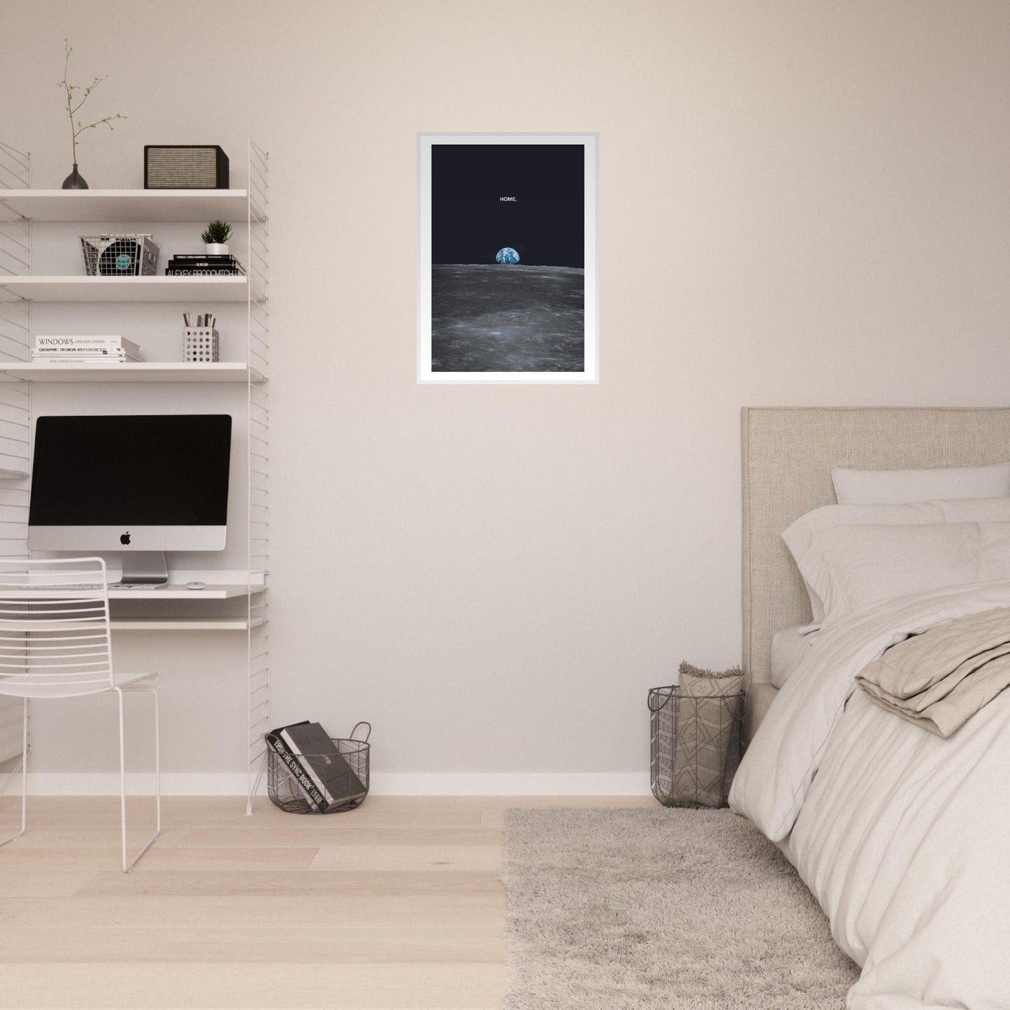 Ed Dickinson 'HOME' - Premium Matte Paper Wooden Framed Poster