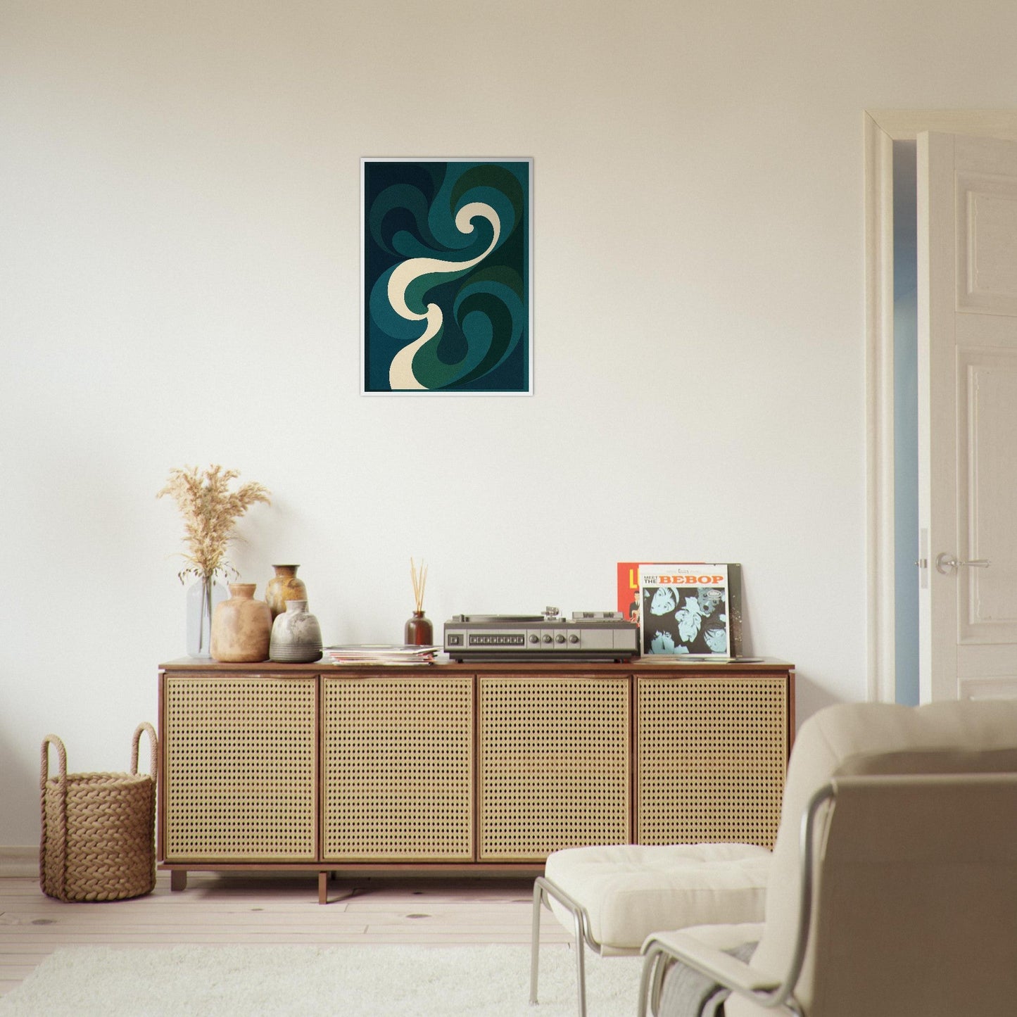 Abstract Awaken - Premium Matte Paper Wooden Framed Poster