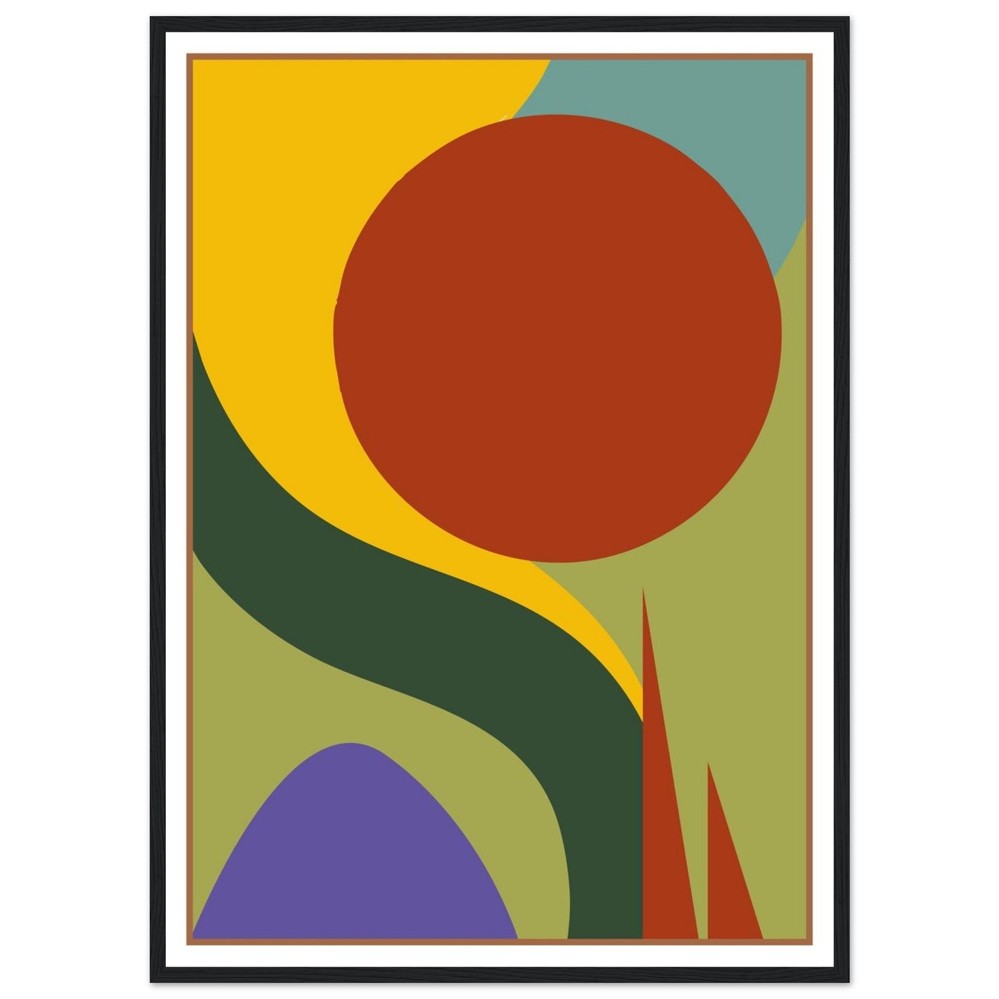 Morning - Premium Matte Paper Wooden Framed Poster