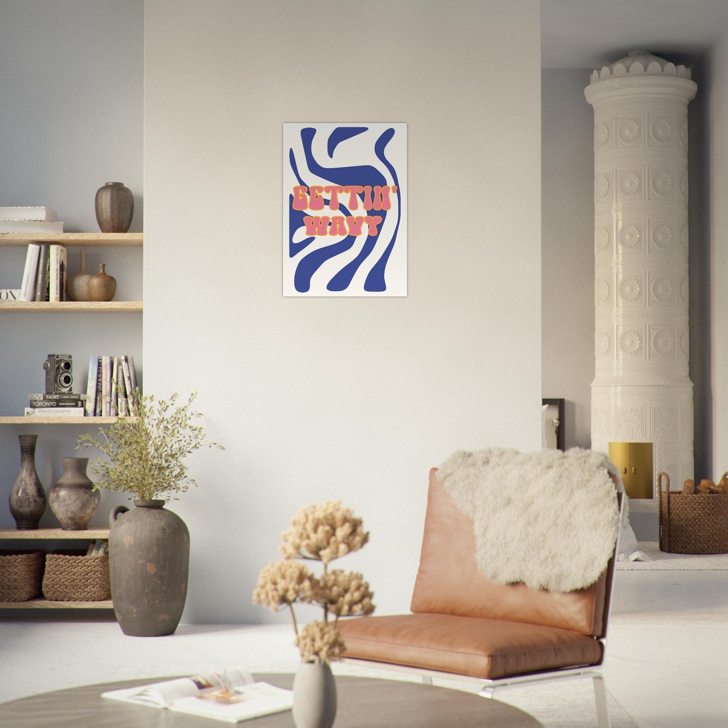 Groovy 'Gettin' Wavy' - Premium Matte Paper Poster