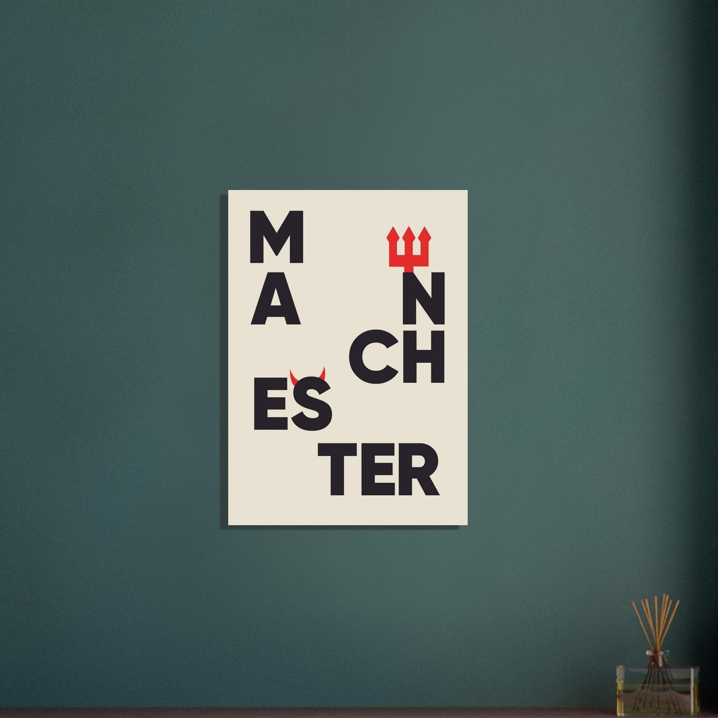 Cities/ Places 'Manchester' - Premium Matte Paper Poster
