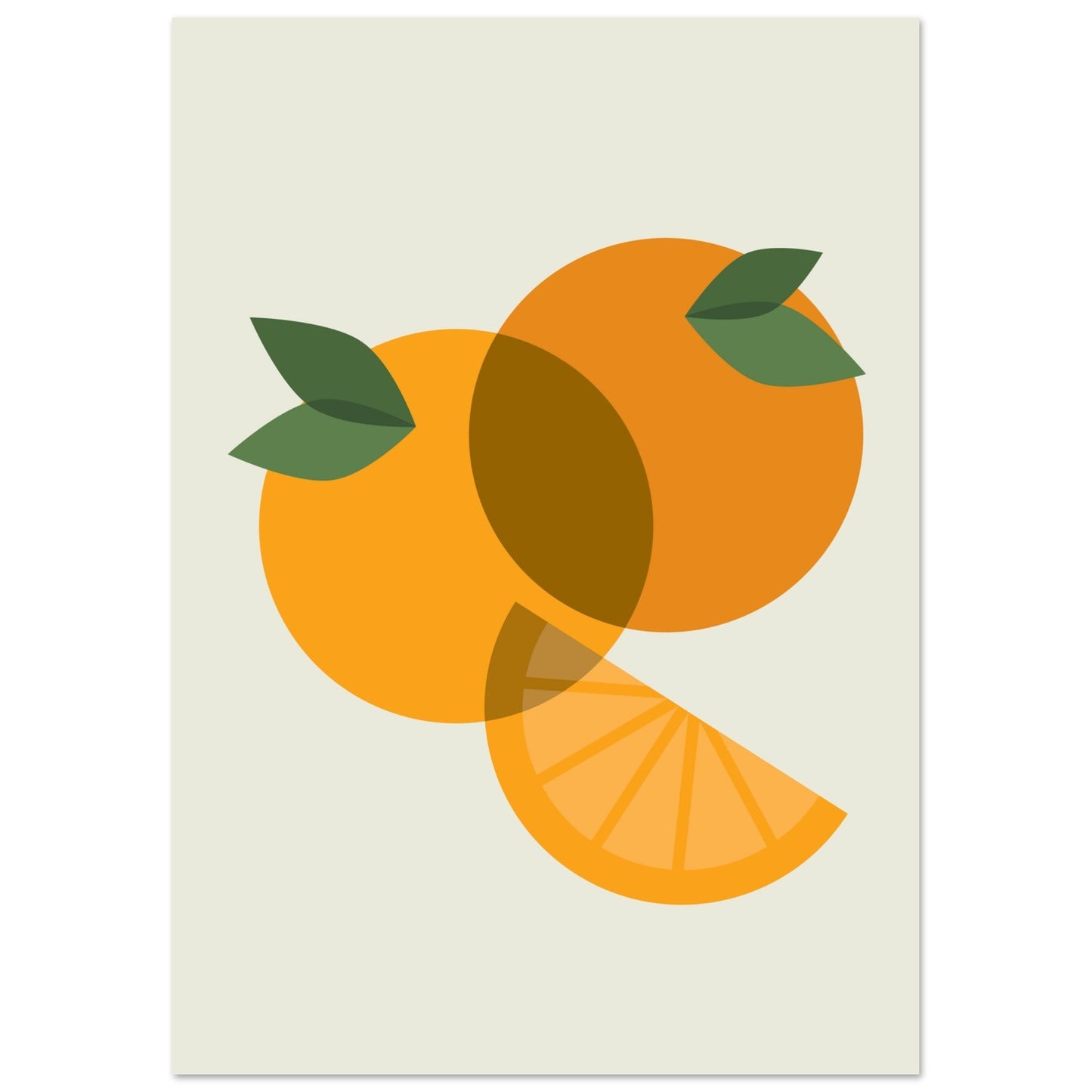 Fruity 'Oranges' - Premium Matte Paper Poster