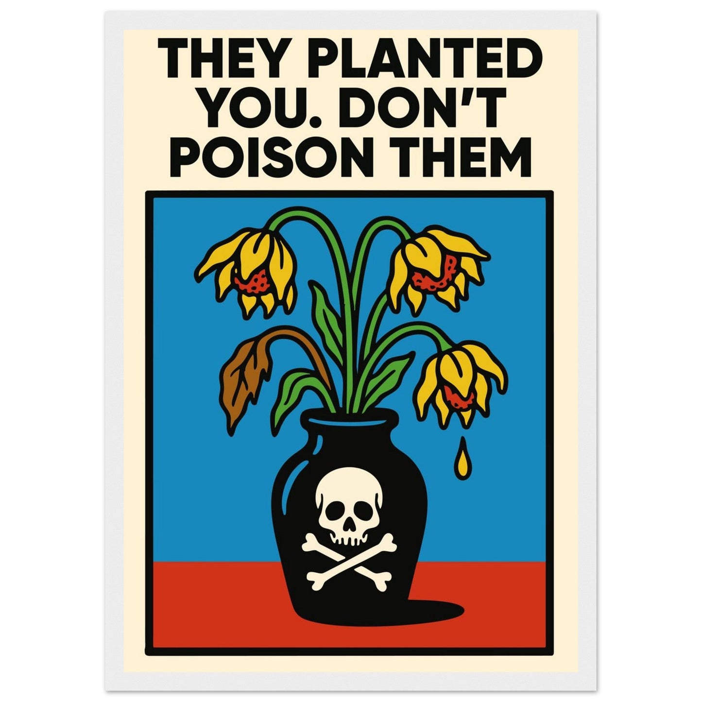 DON'T DO IT  - Premium Matte Paper Wooden Framed Poster