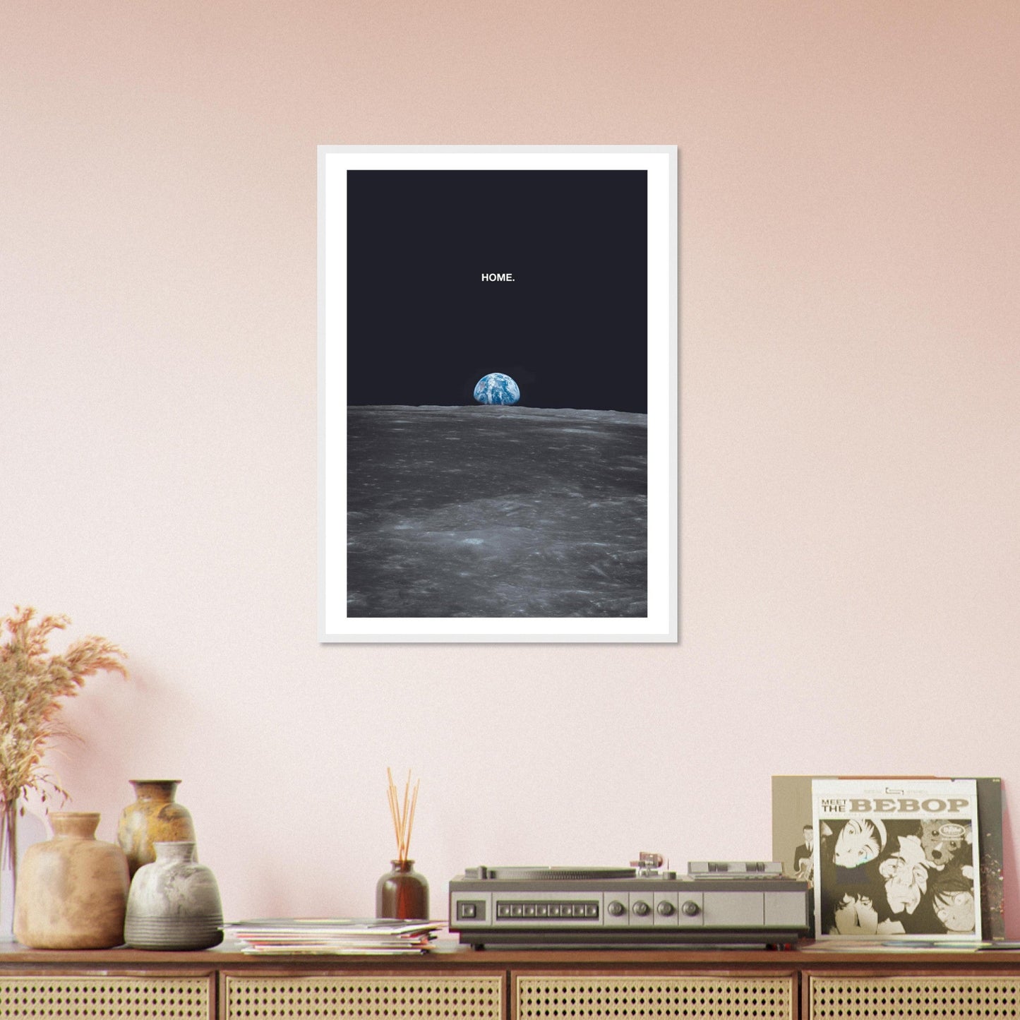 Ed Dickinson 'HOME' - Premium Matte Paper Wooden Framed Poster