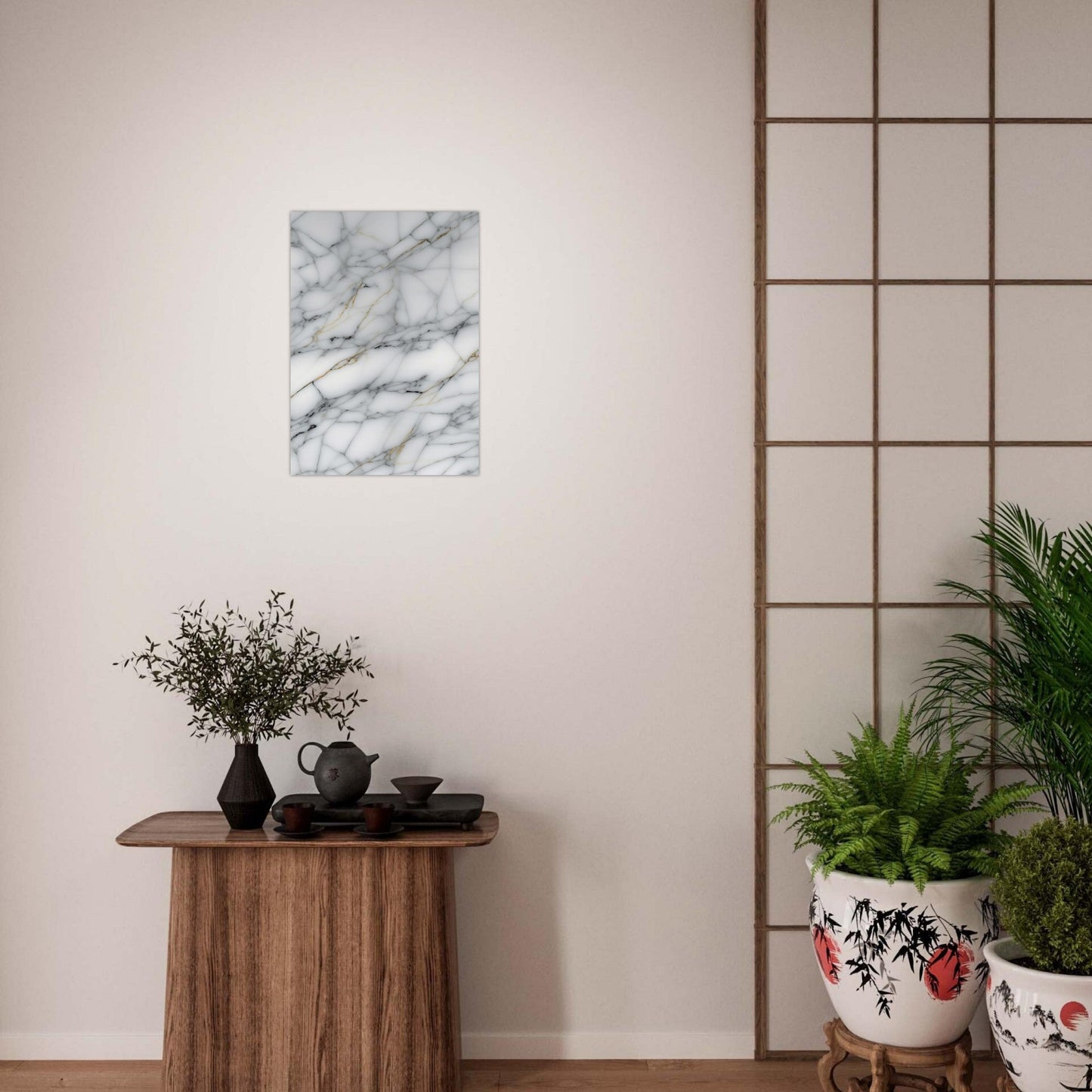 Marble 'Grey' - Premium Matte Paper Poster