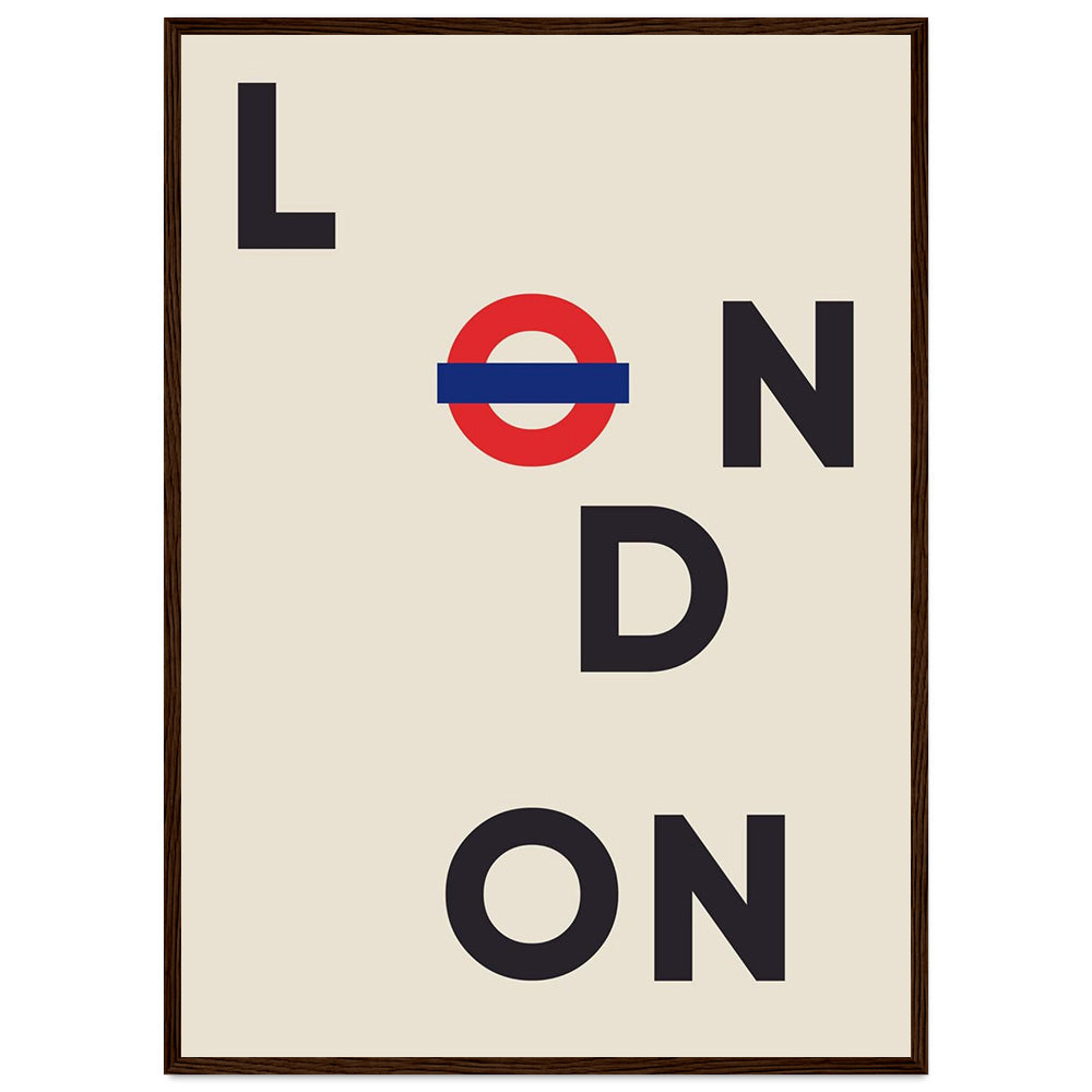 Cities/ Places 'London Triptych' - Premium Matte Paper Poster Framed Trio