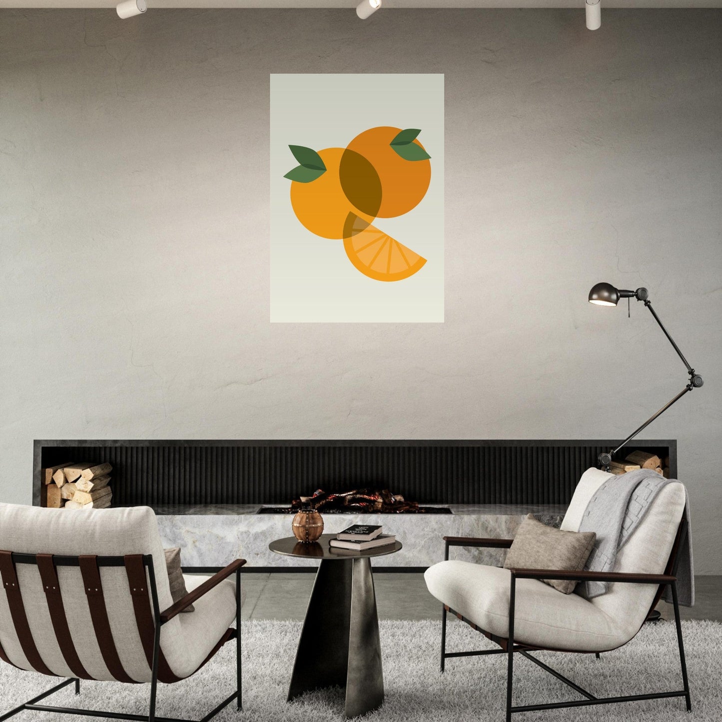 Fruity 'Oranges' - Premium Matte Paper Poster