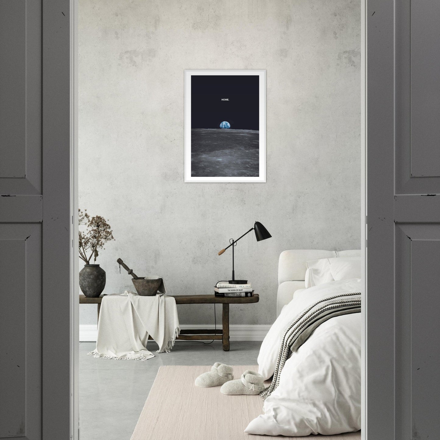 Ed Dickinson 'HOME' - Premium Matte Paper Wooden Framed Poster