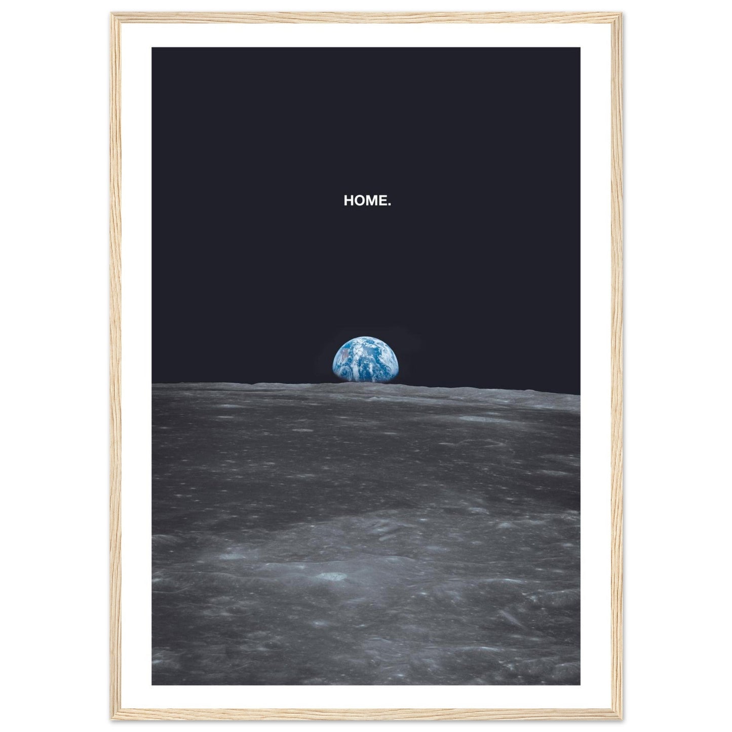 Ed Dickinson 'HOME' - Premium Matte Paper Wooden Framed Poster