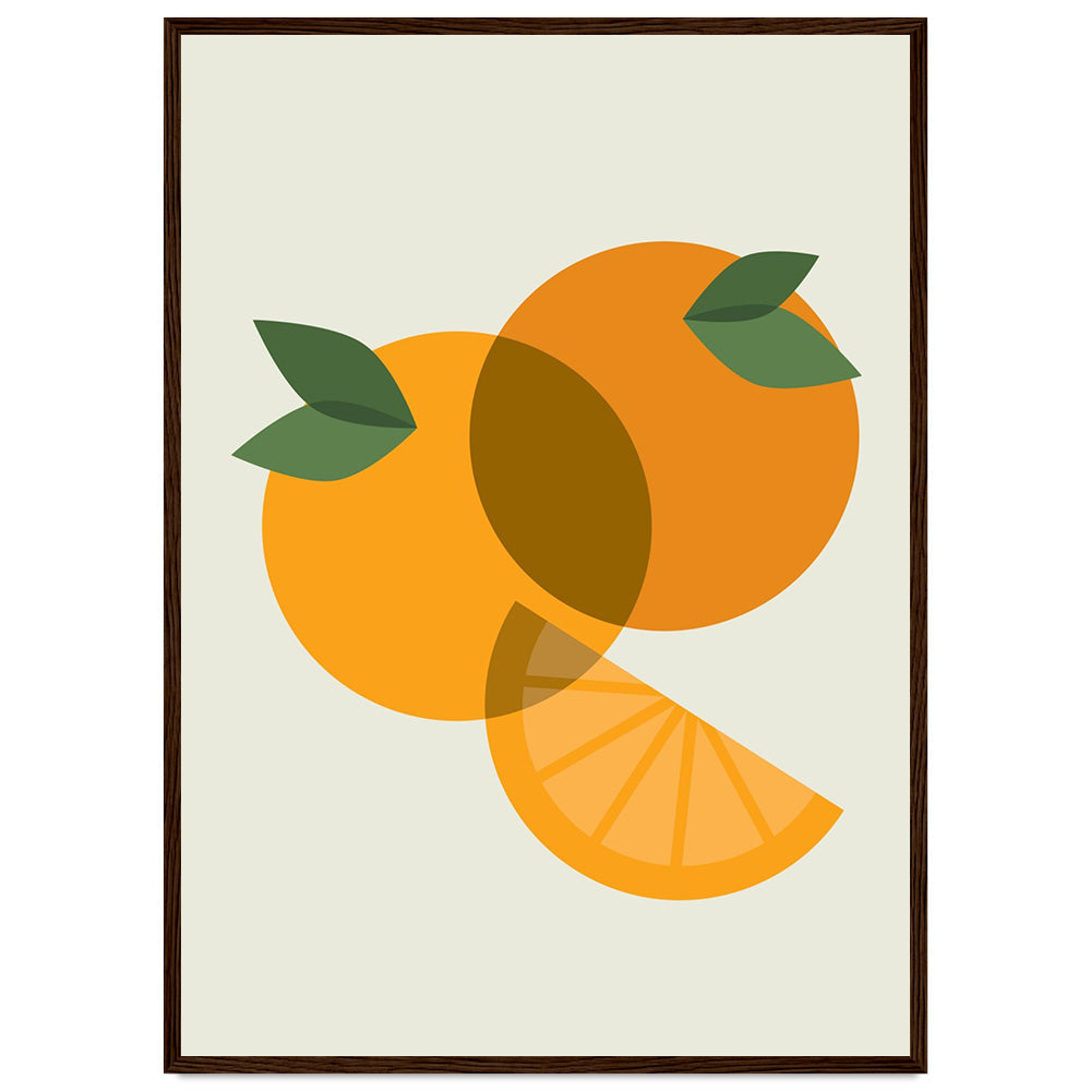 Fruity 'Triptych' - Premium Matte Paper Poster Framed Trio