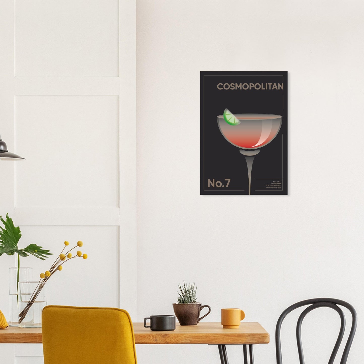 Cocktail 'Cosmopolitan' - Premium Matte Paper Poster
