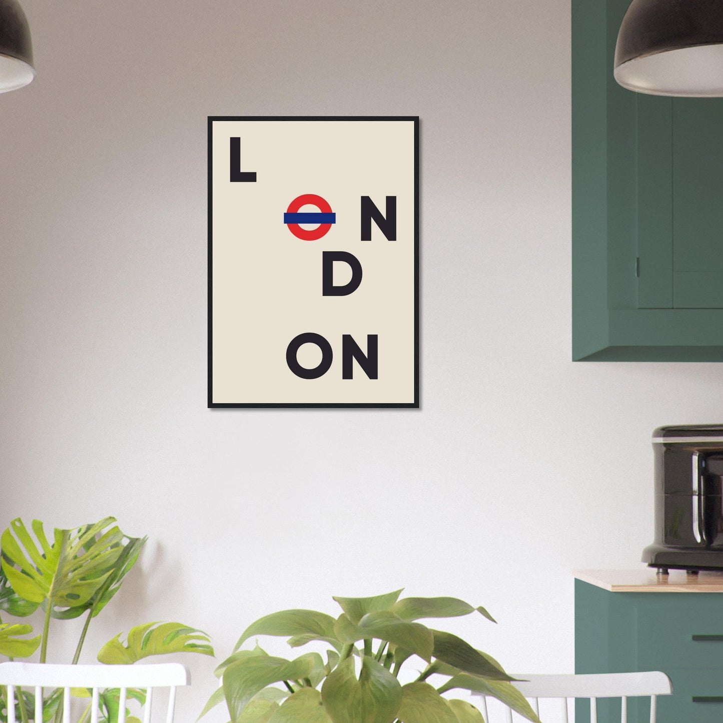 Cities/ Places 'London' - Premium Matte Paper Wooden Framed Poster