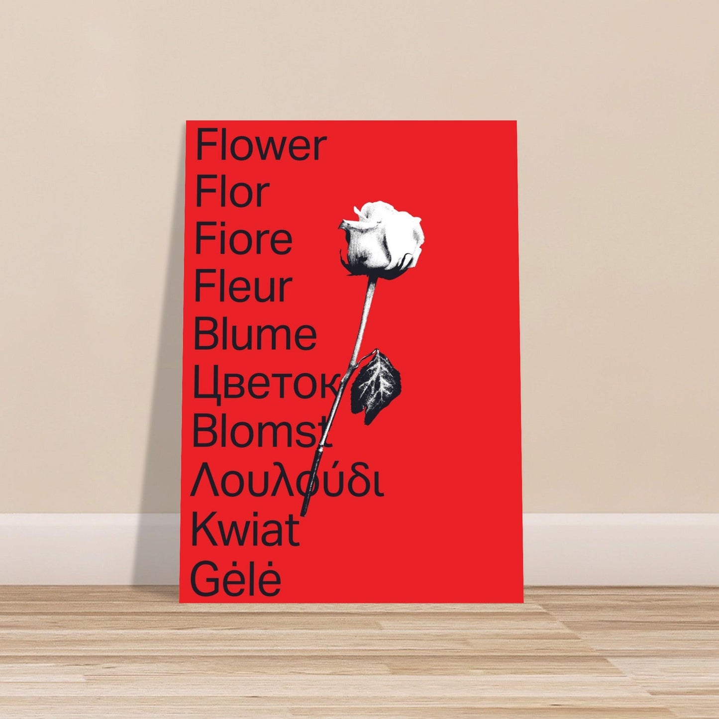 Ed Dickinson 'Flower' - Premium Matte Paper Poster
