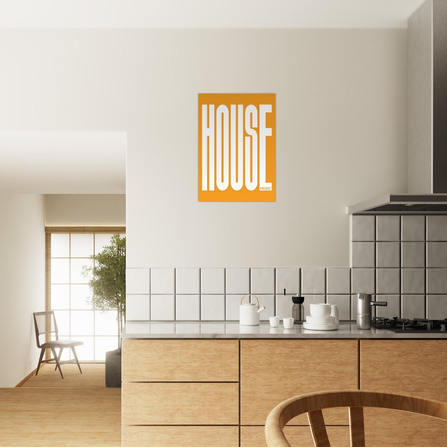 Music HOUSE - Premium Matte Paper Poster