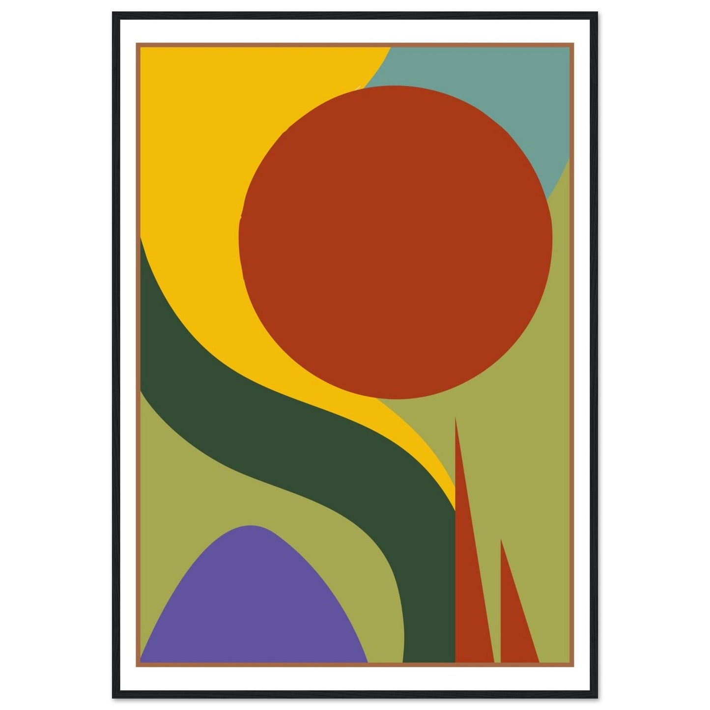 Morning - Premium Matte Paper Wooden Framed Poster