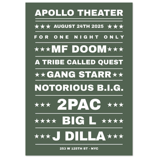 Sign 'Dream Hip Hop Gig' - Premium Matte Paper Poster
