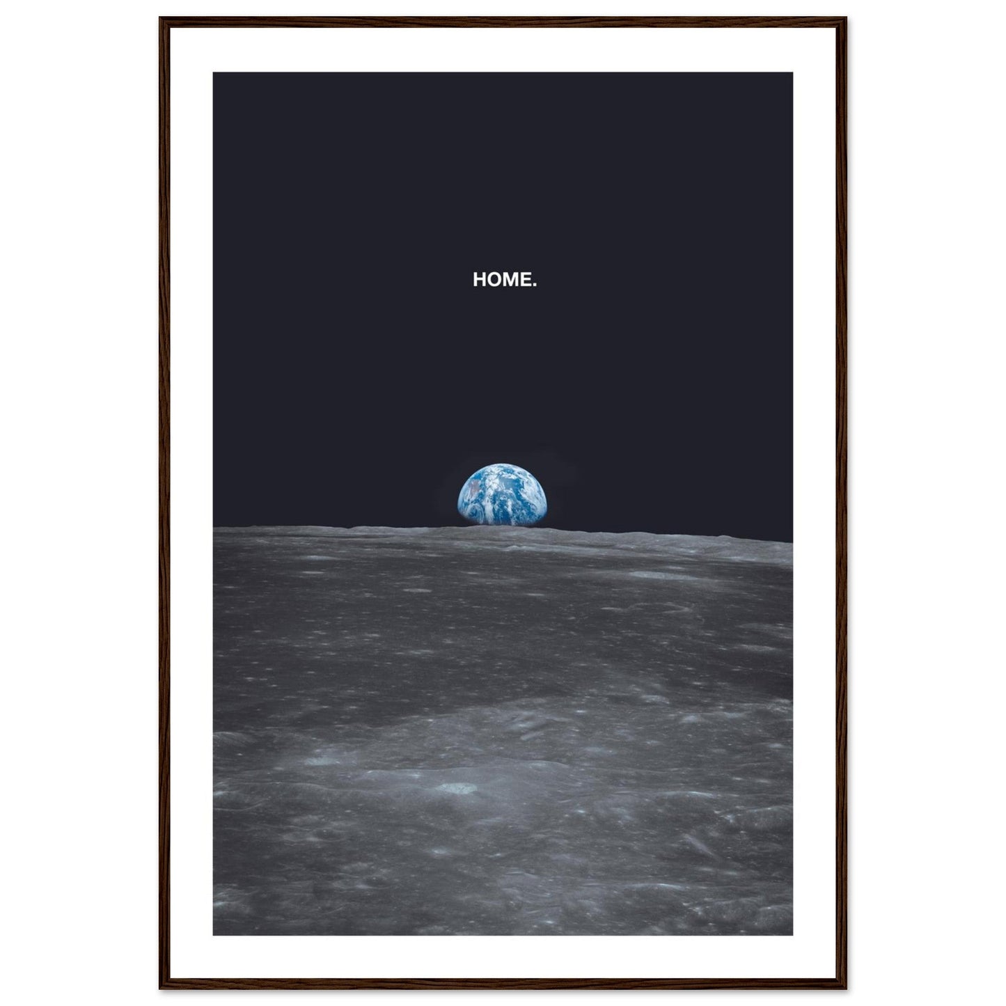 Ed Dickinson 'HOME' - Premium Matte Paper Wooden Framed Poster