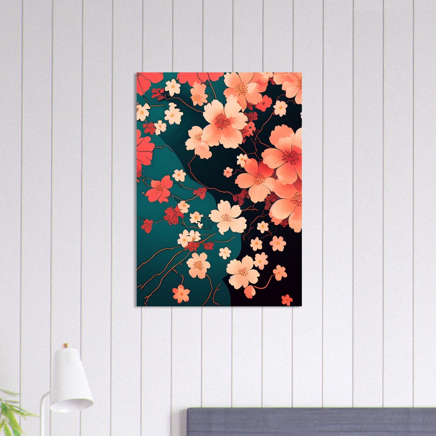 Flowers 'Japanese Garden' - Premium Matte Paper Poster