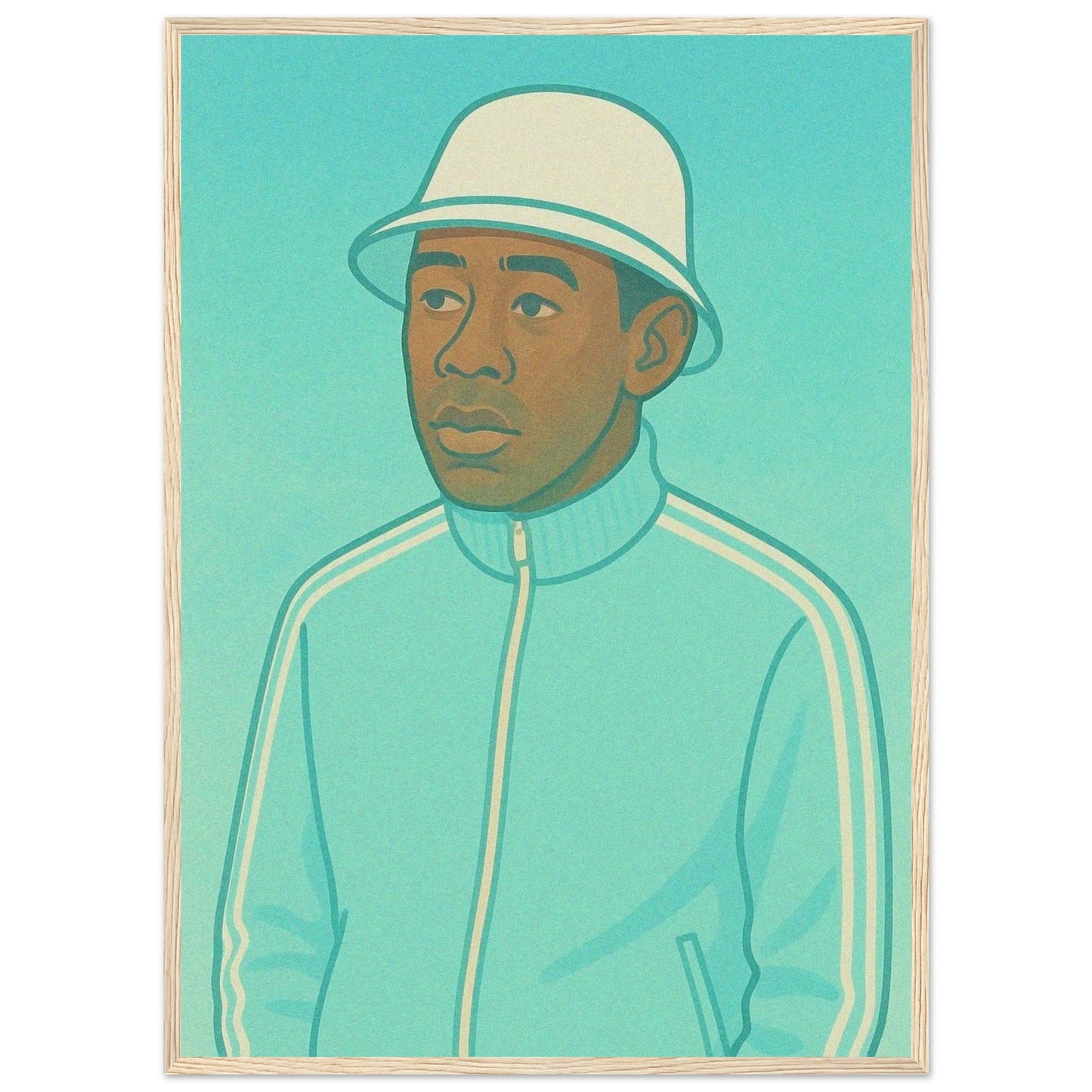 Tyler - Premium Matte Paper Wooden Framed Poster