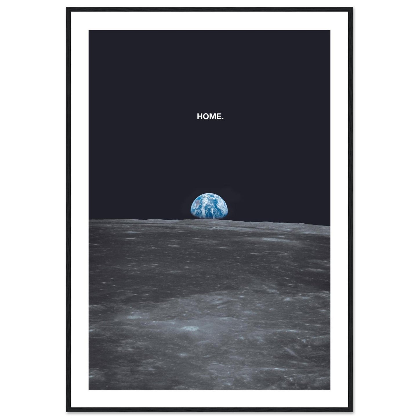 Ed Dickinson 'HOME' - Premium Matte Paper Wooden Framed Poster