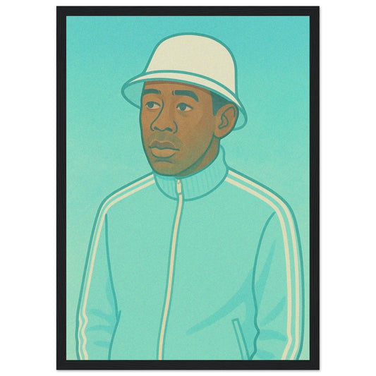 Tyler - Premium Matte Paper Wooden Framed Poster