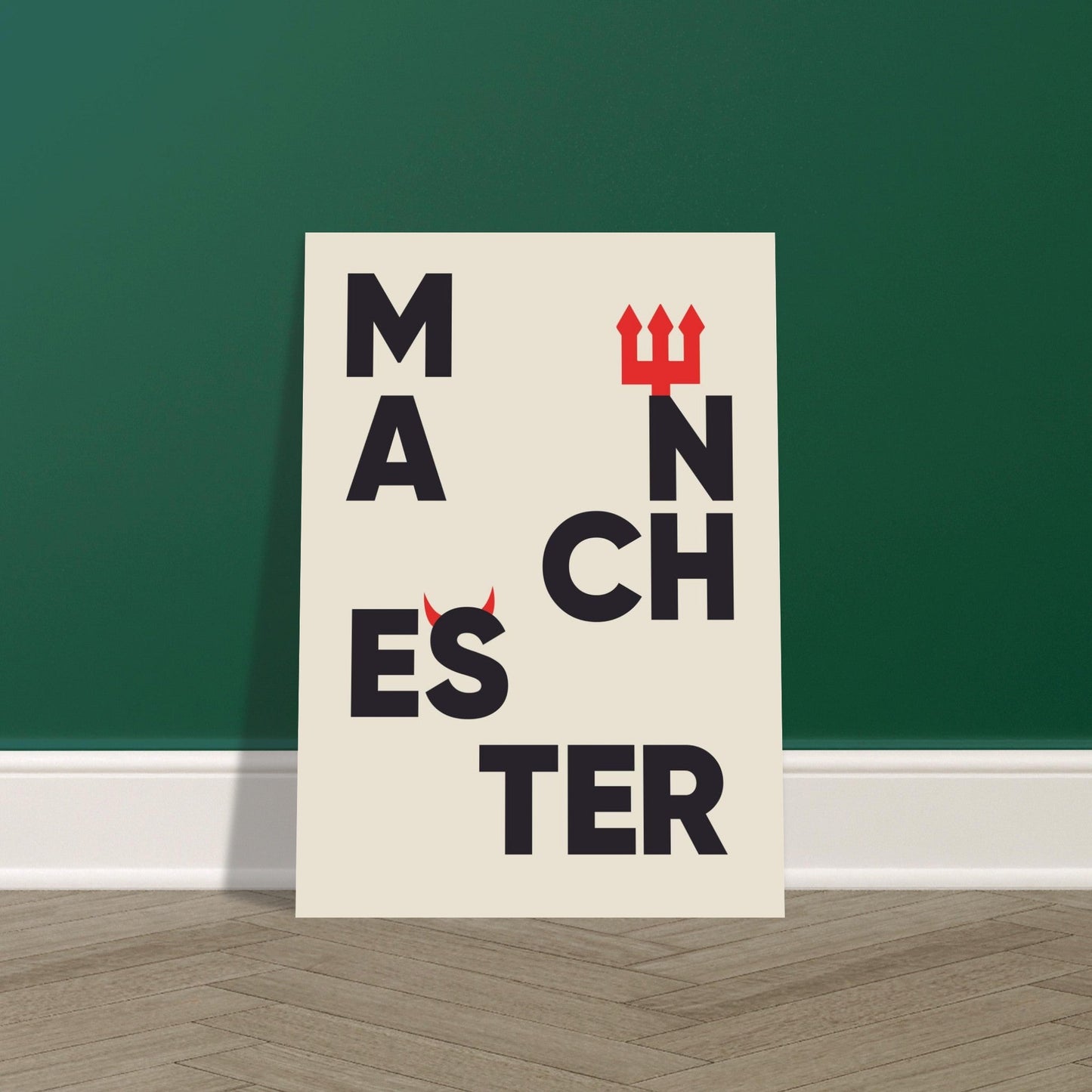 Cities/ Places 'Manchester' - Premium Matte Paper Poster