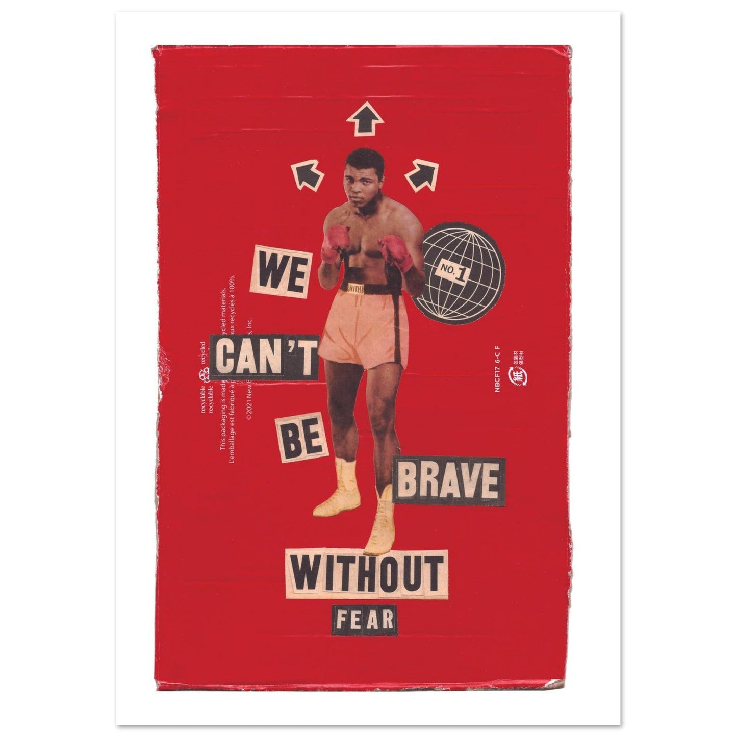 Ed Dickinson 'Brave Without Fear' - Premium Matte Paper Poster