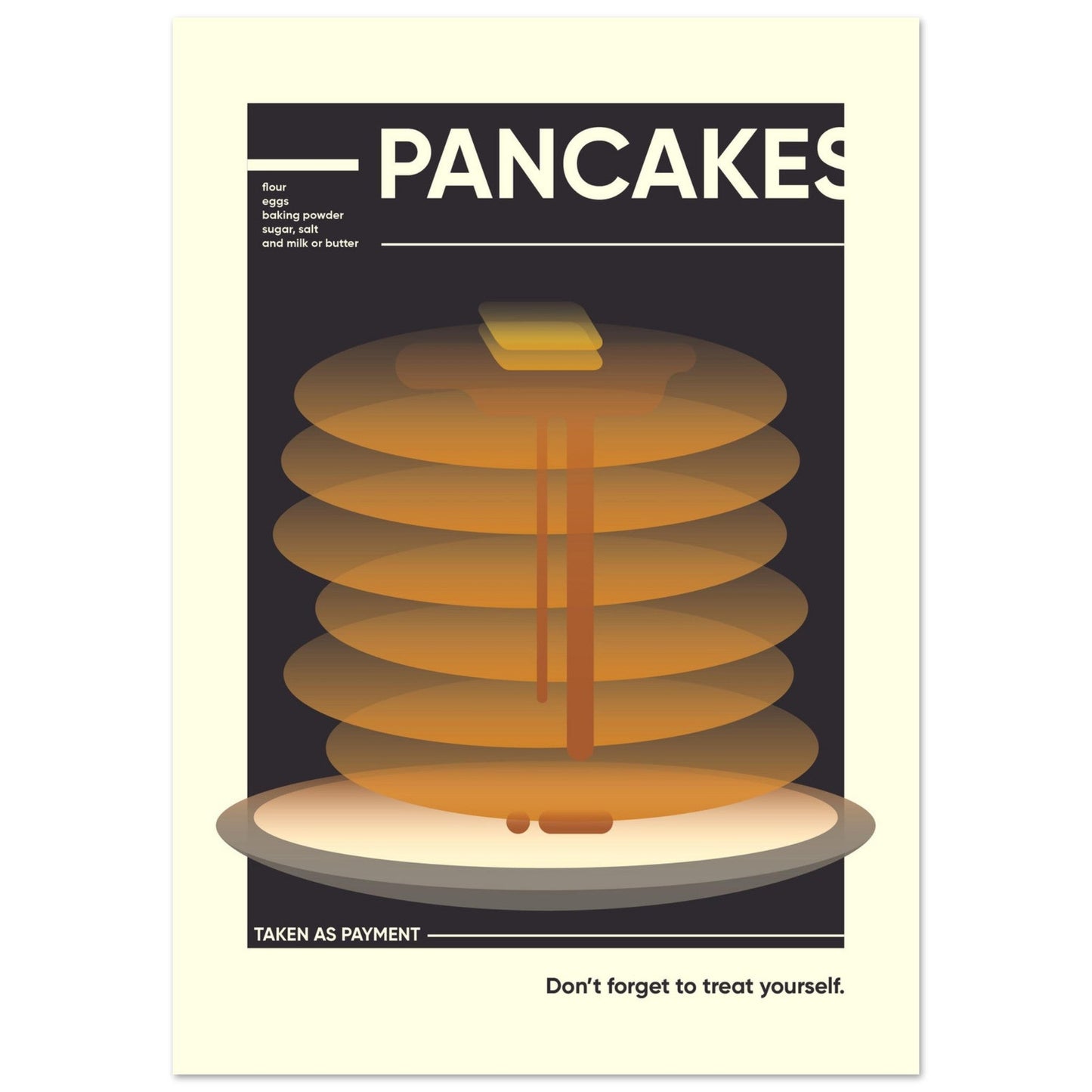 Pancakes - Premium Matte Paper Poster