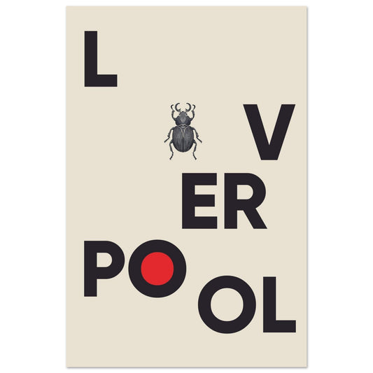 Cities/ Places 'Liverpool' - Premium Matte Paper Poster