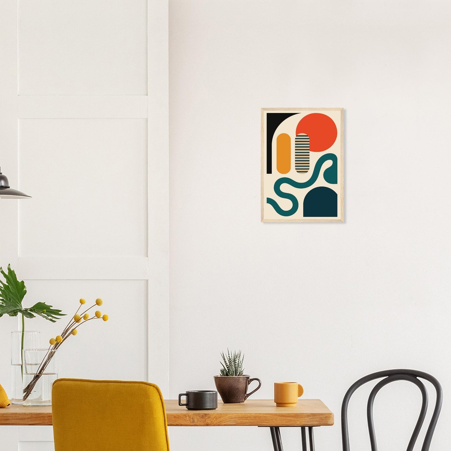 Abstract Bliss - Premium Matte Paper Wooden Framed Poster
