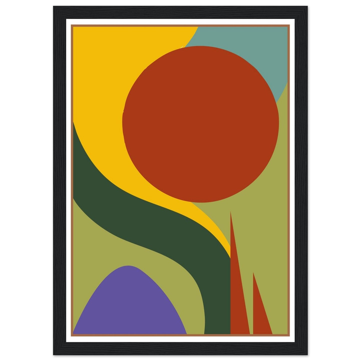 Morning - Premium Matte Paper Wooden Framed Poster