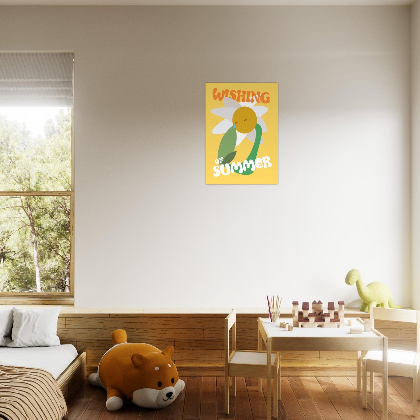 Flowers 'Wishing on Summer' - Premium Matte Paper Poster