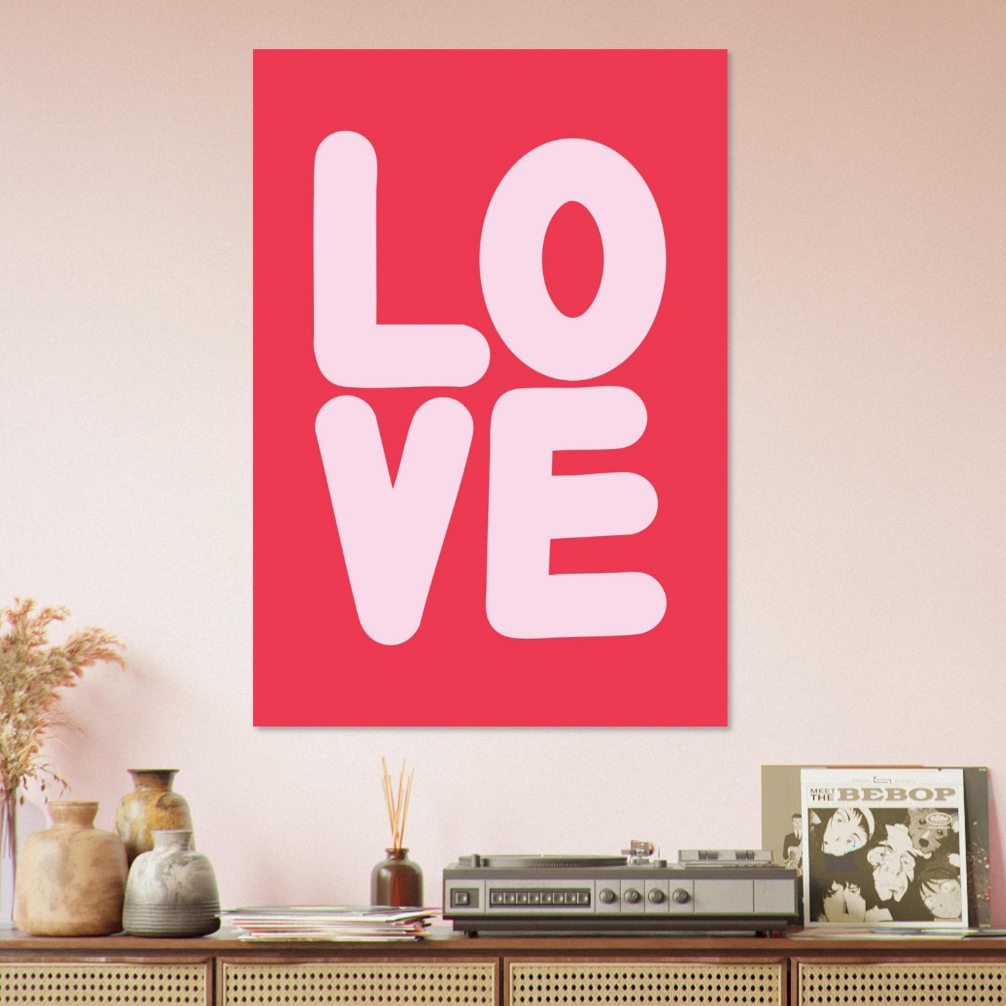Sign 'Love' - Premium Matte Paper Poster