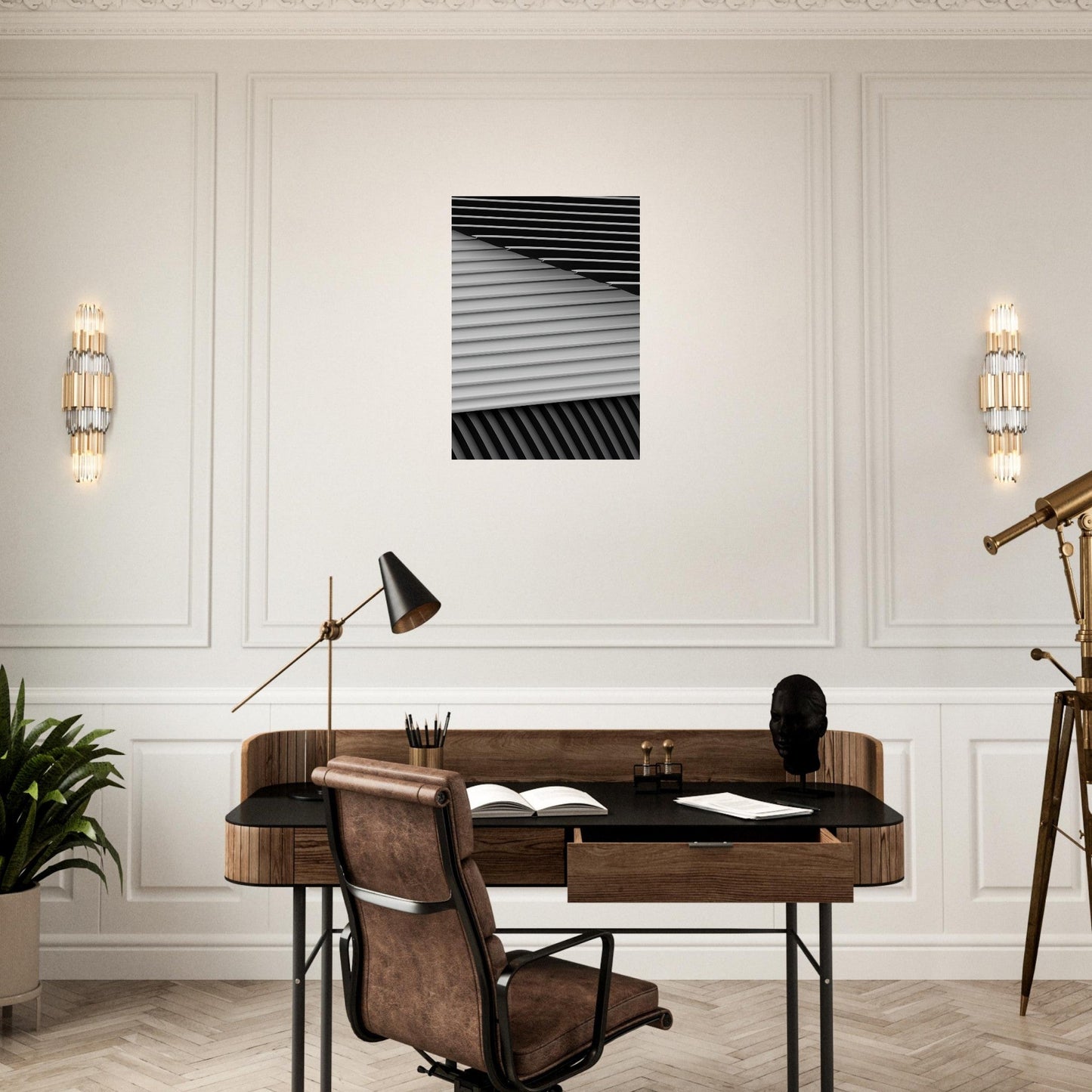 Smart 'Black & White' - Premium Matte Paper Poster