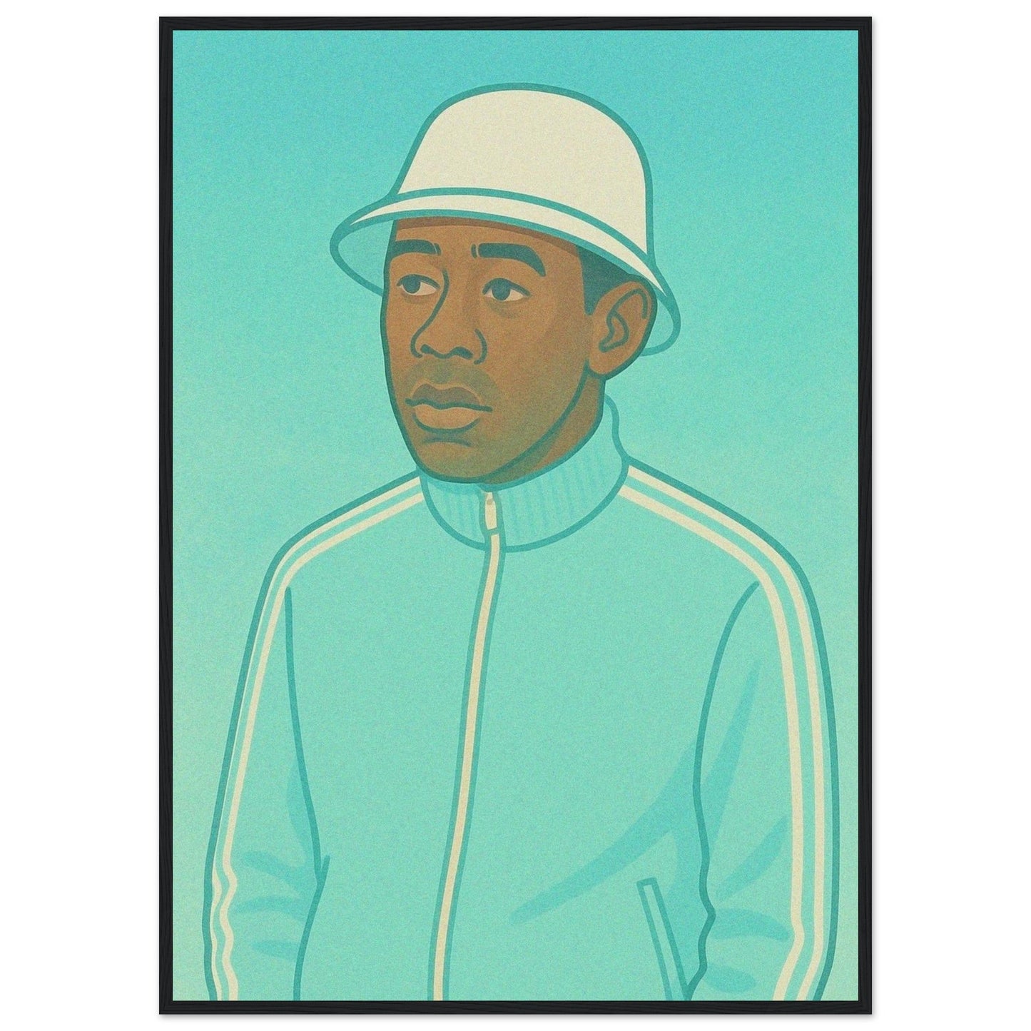 Tyler - Premium Matte Paper Wooden Framed Poster