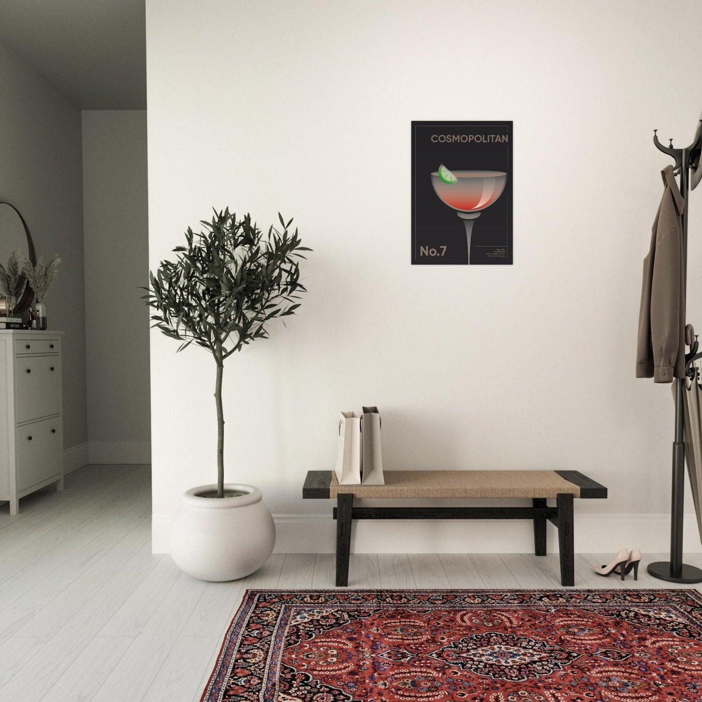 Cocktail 'Cosmopolitan' - Premium Matte Paper Poster