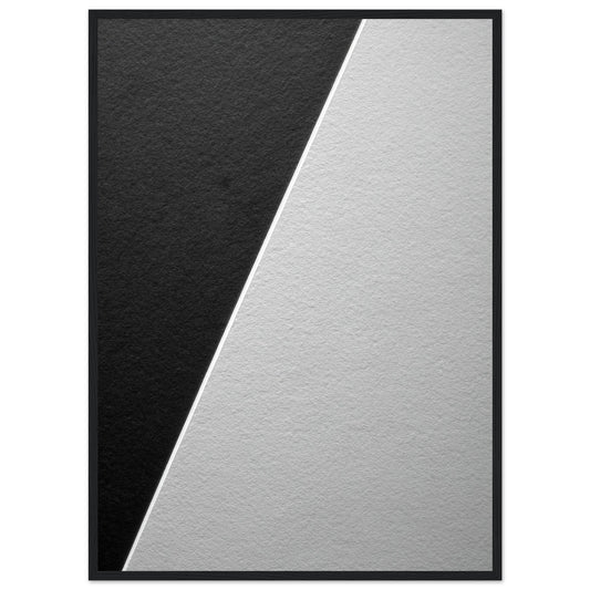 Smart 'Black & White' II  - Premium Matte Paper Wooden Framed Poster