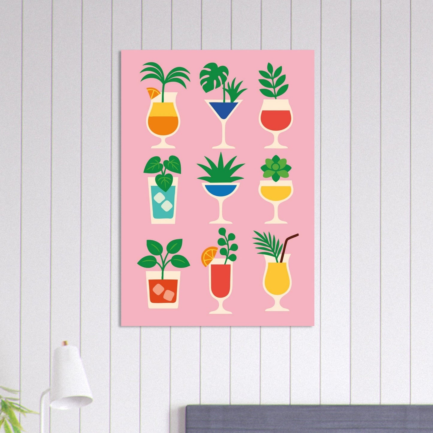 Cocktail Jungle - Premium Matte Paper Poster