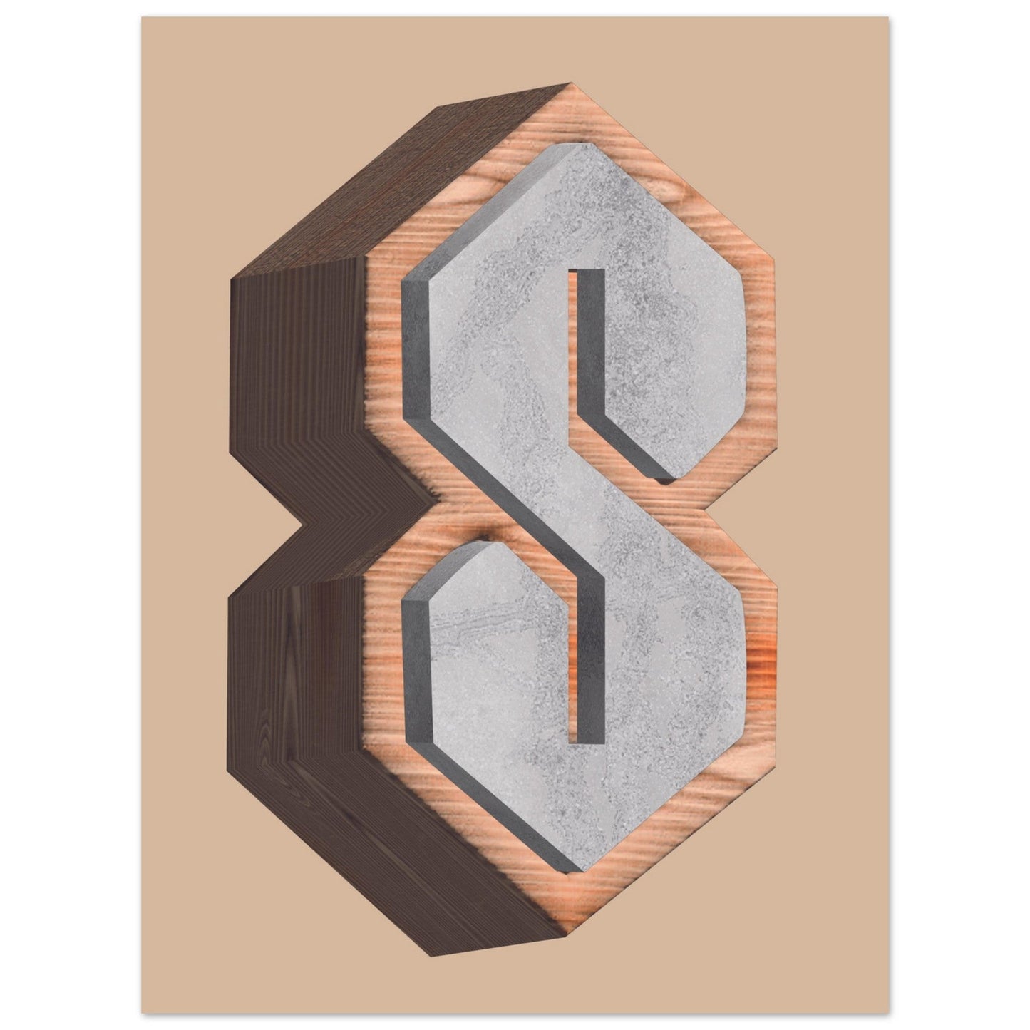 Super S - Premium Matte Paper Poster
